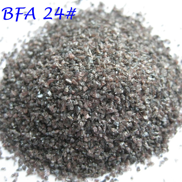 覆铜板电路板填料用棕色电熔氧化铝粒度砂24目棕色金刚砂24#